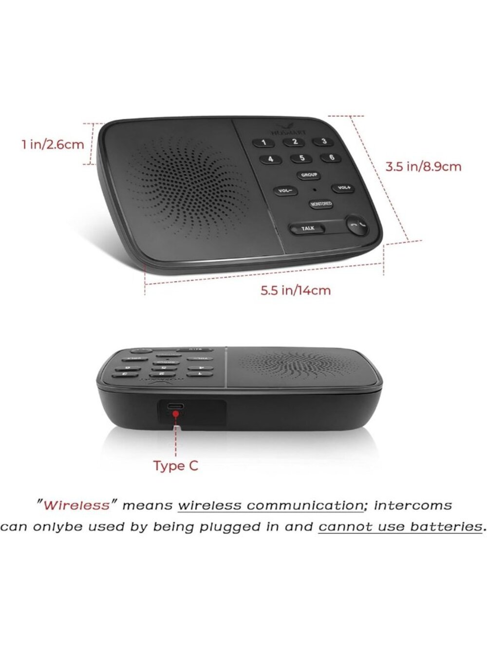 Wireless Two-Way Intercom System for Home - Real-Time Communication Device - Picture 8 of 9